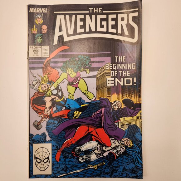 Lot of 5 The Avengers Comic Books 292 293 294 295 296 Marvel Comics 1988 Run - Picture 5 of 6